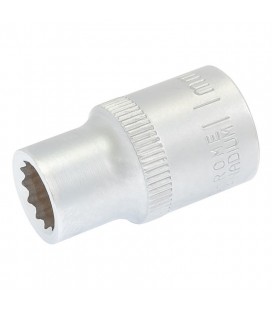 Hlavice nástrčná 12hranná MASTERTOOL 1/2" 11mm L 40mm CRV 78-0611