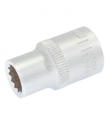 Hlavice nástrčná 12hranná MASTERTOOL 1/2" 11mm L 40mm CRV 78-0611