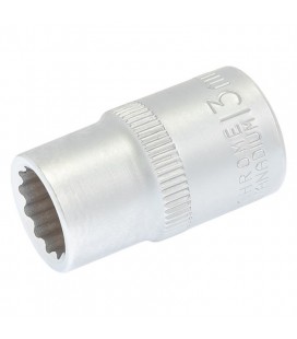 Hlavice nástrčná 12hranná MASTERTOOL 1/2" 13mm L 40mm CRV 78-0613