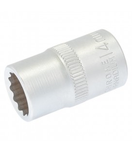 Hlavice nástrčná 12hranný MASTERTOOL 1/2" 14mm L 40mm CRV 78-0614