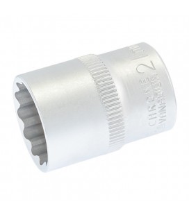 Hlavice nástrčná 12hranná MASTERTOOL 1/2" 21 mm L 40 mm CRV 78-0621