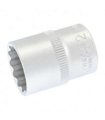 Hlavice nástrčná 12hranná MASTERTOOL 1/2" 21 mm L 40 mm CRV 78-0621