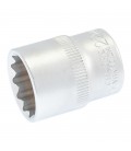 Hlavice nástrčná 12hranná MASTERTOOL 22mm L 40mm CRV 78-0622
