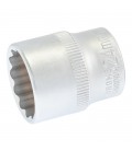 Hlavice nástrčná 12hranná MASTERTOOL 1/2" 24 mm L 40 mm CRV 78-0624
