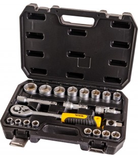 Sada hlavic nástrčných MASTERTOOL 1/2" 10-32 mm CRV ráčna 72Т 21 ks 10-32 mm CRV ráčna 72Т 21 ks 78-4021