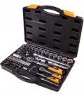 Sada hlavic nástrčných MASTERTOOL PROFI 1/4" - 1/2" CRV ráčna 72Т 72 ks - 1/2" CRV ráčna 72Т 72 ks CRV ráčna 72Т 72 ks 78-5072-P