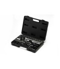 Sada nástrčných hlavic MASTERTOOL 1/4" - 1/2" CrV ráčna 24Т 72 ks 78-7072