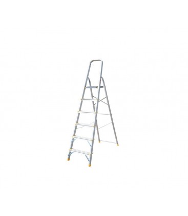 Žebřík schůdkový hliníkový MASTERTOOL 6 stupňů h 1280 mm max. 150 kg 79-1106