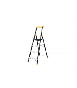 Žebřík schůdkový hliníkový MASTERTOOL 4 kovové stupně h 846 mm max. 150 kg 79-1204