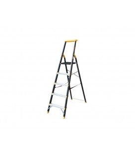 Žebřík schůdkový hliníkový MASTERTOOL 5 kovové stupňů h 1064 mm max. 150 kg 79-1205