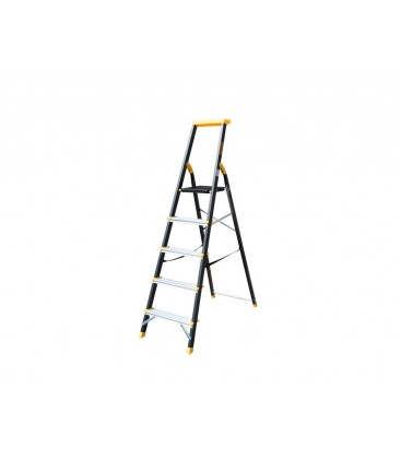 Žebřík schůdkový hliníkový MASTERTOOL 5 kovové stupňů h 1064 mm max. 150 kg 79-1205