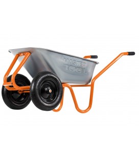 kolečko stavební / zahradní MASTERTOOL D-22 85 l/230kg, dvě kola PN 3, 5*8 Ø 37cm 79-9846