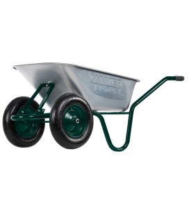 kolečko stavební / zahradní MASTERTOOL D-12 85 l/200kg, dvě kola PN 3, 5*8 Ø 37cm 79-9849