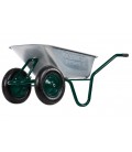 kolečko stavební / zahradní MASTERTOOL D-12 85 l/200kg, dvě kola PN 3, 5*8 Ø 37cm 79-9849
