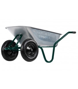 kolečko stavební / zahradní MASTERTOOL D-12 100 l/200kg, dvě kola PN 3, 5*8 Ø 37cm 79-9853