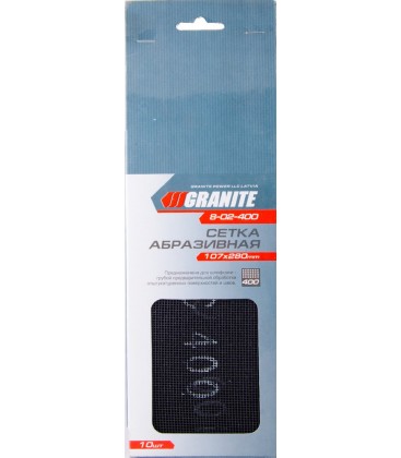 Mřížka brusná GRANITE P400 107*280 mm 10 ks 8-02-400