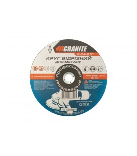 Kotouč řezný na kov GRANITE 230*2, 0*22, 2 mm 8-04-231