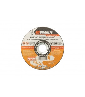 Kotouč řezný na kov a nerez GRANITE PROFI +30 125*1.2*22.2 mm 8-06-123