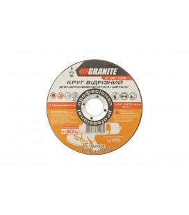 Kotouč řezný na kov GRANITE PROFI +30 125*2, 0*22, 2 mm 8-06-124