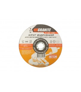 Kotouč řezný na kov a nerez GRANITE PROFI +30 180*1, 6*22, 2 mm 8-06-180