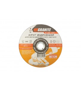 Kotouč řezný na kov a nerez GRANITE PROFI +30 180*2, 0*22, 2 mm 8-06-181