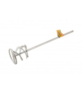 Míchadlo spirálové do vrtačky na farbu a směsi MASTERTOOL Ø 80 mm L 400 mm 80-0018
