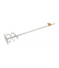 Míchadlo spirálové do vrtačky na farbu a směsi MASTERTOOL Ø 100 mm L 600 mm 80-0020