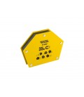 Úhelník magnetický pro svařování MASTERTOOL 35 kg 30°/45°/60°/75°/90°/135° 145х110 мм 81-0235