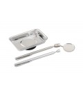Inspekční sada nástrojů MASTERTOOL Magnetická miska, Držák teleskopický, teleskopické zrcadlo 81-2137