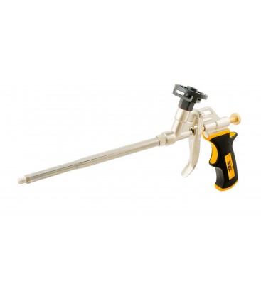 Pistole pro montážní pěnu CM18 MASTERTOOL 180 mm celokovová, tryska a část pro uchycení nádoby teflonovým povlakem 81-8676