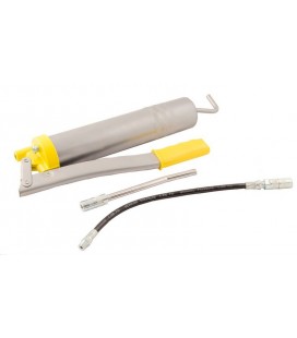 Pistole mazací ruční MASTERTOOL maznice 500 ml, ohebná hadice, ohnutá mazací trubice 81-8801