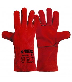 Rukavice svářečské MASTERTOOL červené 10, 5" 83-0704