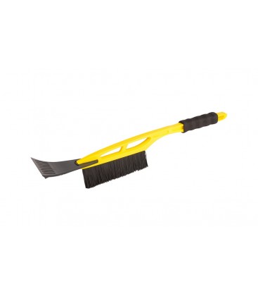 Auto kartáč na sníh MASTERTOOL se škrabkou na led 100 mm YELLOW 520 mm 84-0003