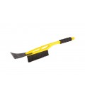 Auto kartáč na sníh MASTERTOOL se škrabkou na led 100 mm YELLOW 520 mm 84-0003