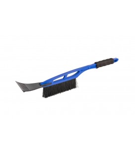 Auto kartáč na sníh MASTERTOOL se škrabkou na led 100 mm BLUE 520 mm 84-0004