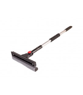 Stěrka na vodu MASTERTOOL 250 mm s teleskopickou hliníkovou rukojetí 740 - 1070 mm, rotační 84-0008