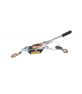 Naviják ruční lanový MASTERTOOL 2T ocelové nákladní lano 4 mm*2 m, 2 háky 86-8021