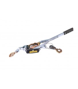 Naviják ruční lanový MASTERTOOL 4T ocelové nákladní lano 5 mm*2.3 m, 2 háky 86-8022