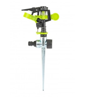 Zavlažovač impulsní MASTERTOOL 1/2" s kovovým podstavcem 20 m 5, 3-13, 5 l/min 92-9329