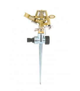 Zavlažovač impulsní MASTERTOOL kovový 1/2" s podstavcem 16 m 5, 7-14, 8 l/min 92-9330