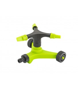 Zavlažovač rotační 3-ramenný MASTERTOOL 1/2" na kolech 12 m 180 m² 92-9332