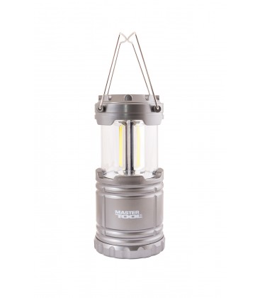 Svítilna kempinková MASTERTOOL ruční 3W COB LED, 200 Lum/7000K, 10 m, 3xAA, ABS 94-0803