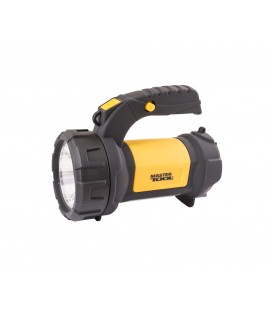 Baterka ruční MASTERTOOL 2-in-1 s otočnou rukojetí 360°, 4 funkce, 3W CREE LED/3W COB LED, 200L/7000K, 150m, IP 44 4xAA, A