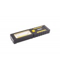 Baterka magnetická MASTERTOOL ruční s odpružením 4*0, 4W LED/3W COB LED, 150L/8000K, 10m, 3xAAA, ABS 94-0808
