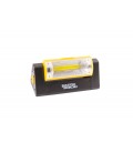 Magnetická baterka MASTERTOOL COB LED s bočním světlem 6*0, 2W LED/3W, 150Lum 8000K, 15m, 4xAAA, ABS 94-0809