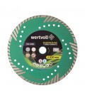 Kotouč diamantový WERTVOLL TURBO 230*3 мм 0, 24 výška segmentu 8 mm adaptér 22, 2-20 mm 6650 ot./min DM-2230