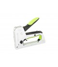Pistole sponkovací TRIGGERSHOT WERTVOLL 3-v-1 spony R53 4-14 mm/hřebíky s hlavičkou i bez hlavičky14 mm, opláštěná rukojeť TPR F
