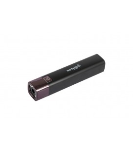 Baterka nabíjecí WERTVOLL 3 funkce, 1W LED 80 Lumt/7000K, 60 m, power bank, USB, Li-ion1200 mAh, ABS BLACK BLACK RX-8002