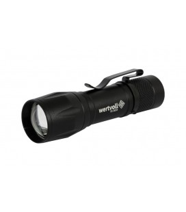 Baterka nabíjecí WERTVOLL 3 funkce nastavitelné 1W LED/1W COB LED 100L/8000K, 50m, USB, Li-ion800mAh, AL RX-8003