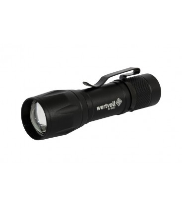 Baterka nabíjecí WERTVOLL 3 funkce nastavitelné 1W LED/1W COB LED 100L/8000K, 50m, USB, Li-ion800mAh, AL RX-8003